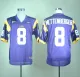 NCAA LSU Tigers#8 Mettenberger purple jersey