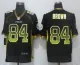 New Nike Pittsburgh Steelers 84 Brown Drift Fashion Black Elite Jersey