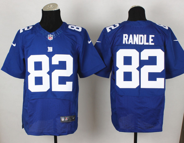 Nike New York Giants #82 Randle Blue Elite Jersey