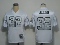 NFL Throwback #32 White M.Allen Oakland Raiders Jersey