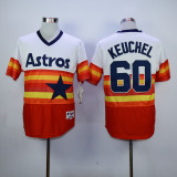 MLB Houston Astros #60 Keuchel Orange New Jersey