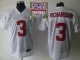 2013 BCS National Championship Alabama Crimson #3 Richardson White NCAA Football Jersey