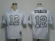 White Ken Stabler Jersey, Oakland Raiders #12 NFL Throwback Jersey