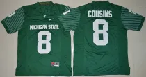 NCAA Michigan State Spartans #8 Kirk Cousins Alumni Football Limited Green Jersey