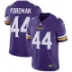 NFL Minnesota Vikings #44 Foreman Purple Vapor Limited Jersey