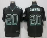 Nike Philadelphia Eagles 20 Dawklns Drift Fashion Black Elite Jersey