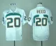 NCAA Nike Miami Hurricanes #20 ED Reed White Jersey