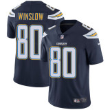 NFL San Diego Chargers #80 Winslw Blue Vapor Limited Jersey