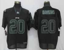 New Nike Philadelphia Eagles 20 Dawklns Lights Out Black Elite Jersey