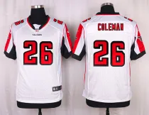Nike Atlanta Falcons #26 Coleman White Elite Jersey