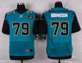 Nike Jacksonville Jaguars #79 Igbinosun Green Elite Jersey