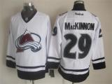 NHL Colorado Avalanche #29 MacKinnon White Jersey