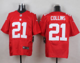 Nike New York Giants #21 Collins Red Elite Jersey