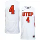 NCAA UTEP Miners #4 Nike Basketball Jersey White