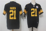 NFL Pittsburgh Steelers #21 Haden Black Vapor Limited Jersey