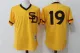 MLB San Diego Padres #19 Gwynn Yellow Throwback Jersey