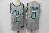 NBA Boston Celtics #0 Tatum Grey City Jersey