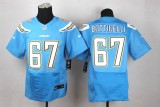 Nike San Diego Chargers #67 Botticelli L.Blue Elite Jersey