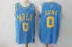 Nike NBA Los Angeles Lakers #0 Kuzma Blue Jersey