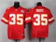 Nike Kansas City Chiefs #35 Okoye Red Elite Jersey