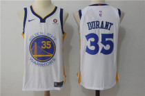 Nike NBA Golden State Warriors #35 Durant White Jersey