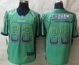 New Nike Seattle Seahawks 88 Graham Drift Fashion Green Elite Jerseys