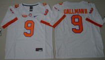 NCAA Clemson Tigers Wayne Gallman II 9 College Football Limited Jersey White