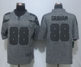 New Nike Seattle Seahawks #88 Graham Gray Mens Stitched Gridiron Gray Limited Jersey