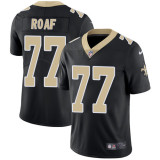 NFL New Orleans Saints #77 Roaf Black Vapor Limited Jersey