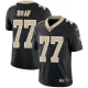 NFL New Orleans Saints #77 Roaf Black Vapor Limited Jersey
