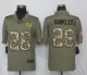 New Nike York Giants #26 Barkley Olive Camo Carson Salute to Service Limited Jersey