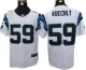 Nike Carolina Panthers #59 Kuechly White Elite Jersey