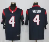New Nike Houston Texans #4 Watson Blue Limited Jerseys