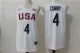 NBA USA Team #4 Curry White 2016 Jersey