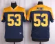 Nike Green Bay Packers #53 Perry Yellow Blue Elite Jersey