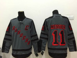 NHL New York Rangers #11 Messier Black Fashion Jersey with C Patch