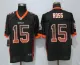 NEW Nike Cincinnati Bengals 15 Ross Drift Fashion Black Elite Jersey