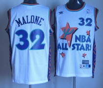 M&N Utah Jazz #32 Malone White Soul Swingman Throwback