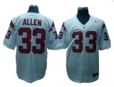 NCAA USC Trojans #33 ALLEN White jersey