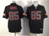 Nike San Francisco 49ers #85 Davis Black Jersey