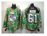 NHL New York Ranger #61 Nash Camo Green Jersey