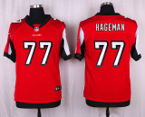 Nike Atlanta Falcons #77 Hageman Red Elite Jersey