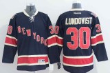 NHL New York Rangers #30 Lundqvist D.Blue Jersey