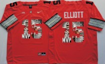 NCAA Ohio State Buckeyes Red #15 Elliott Fashion Jersey