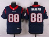 Nike Houston Texans #88 Graham Blue Elite Jersey