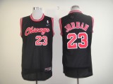 nike Chicago Bulls #23 Jordan black color red number and name jersey