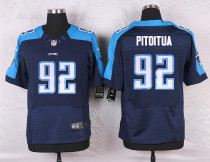 Nike Tennessee Titans #92 Pitoitua D.Blue Elite Jersey