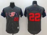2017 World Baseball USA #22 McCutchen Grey Classic Jersey