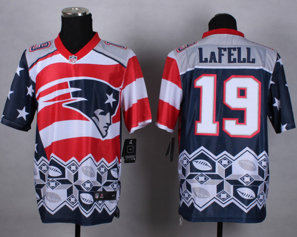 2015 New England Patriots #19 LaFell New Style Noble Fashion elite jersey