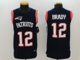 NFL New England Patriots #12 Brady  Blue Color Rush Tank Top